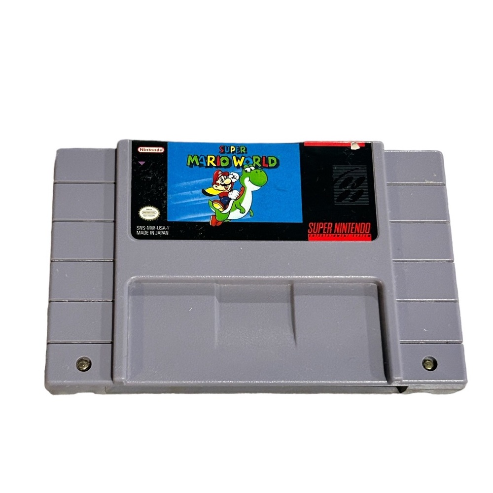 Nintendo NES Super Mario World Video Game Cartridge